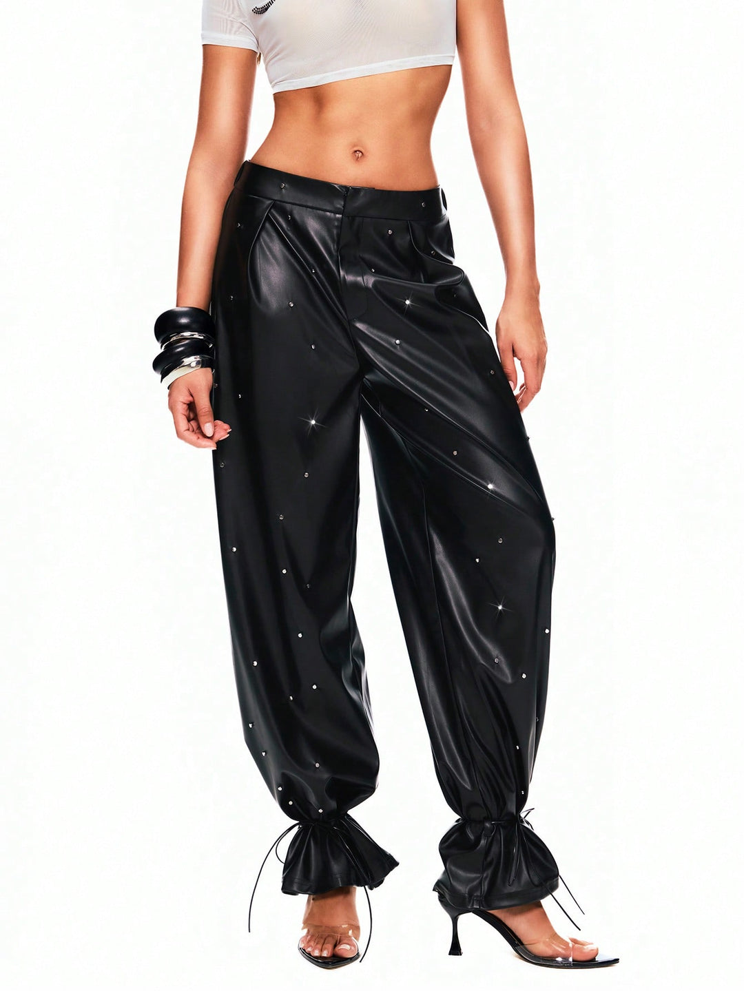 Pantaloni SHEIN, negru