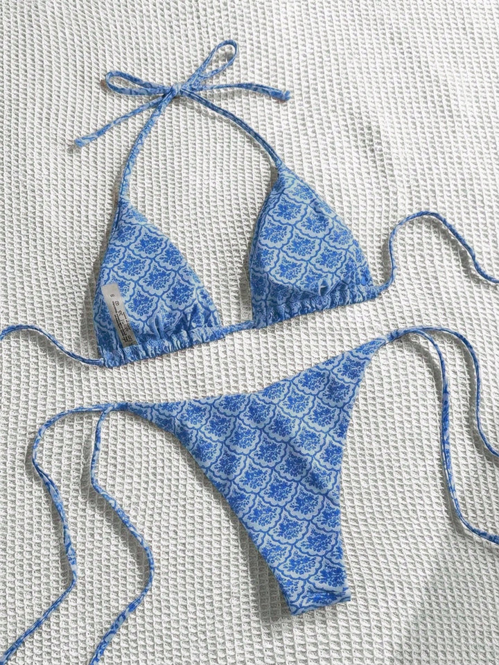 Set bikini SHEIN, albastru