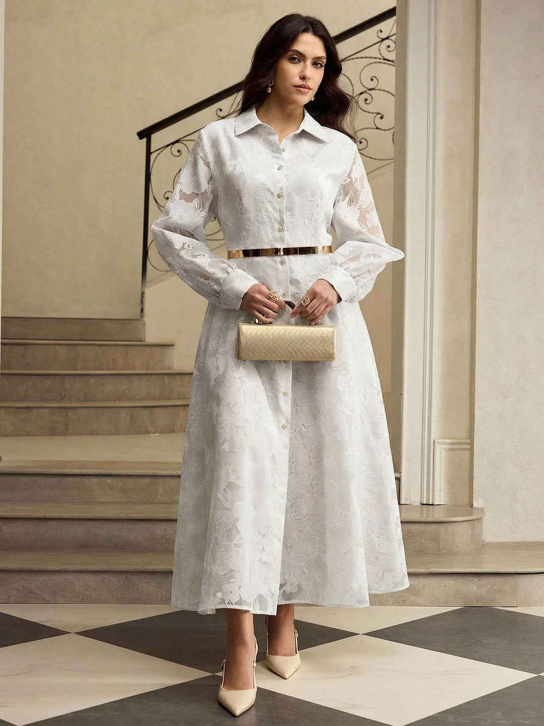 Rochie SHEIN, alb