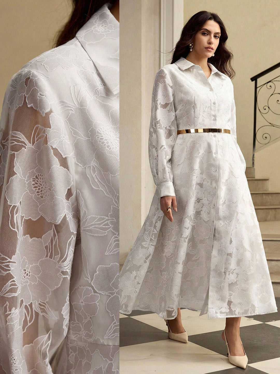Rochie SHEIN, alb