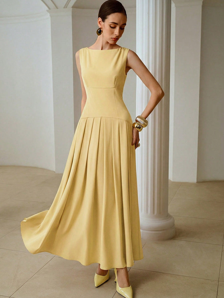 Rochie maxi SHEIN, galben