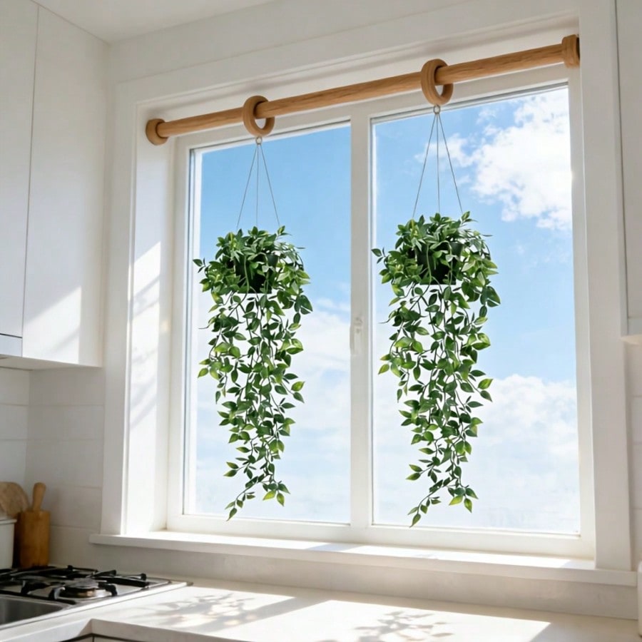 Plante artificiale SHEIN, verde