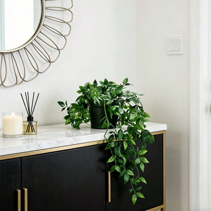Plante artificiale SHEIN, verde