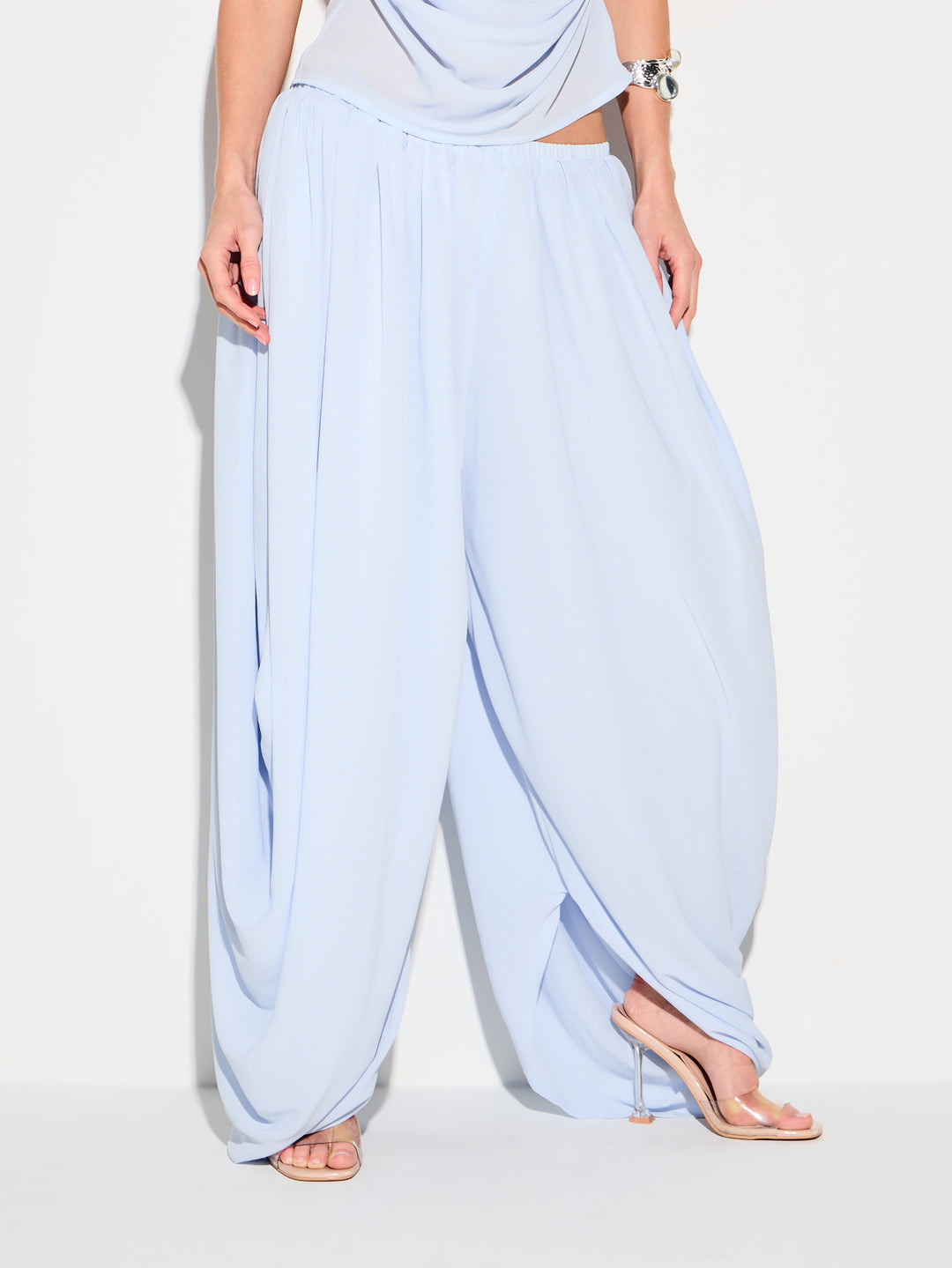 Pantaloni SHEIN, albastru