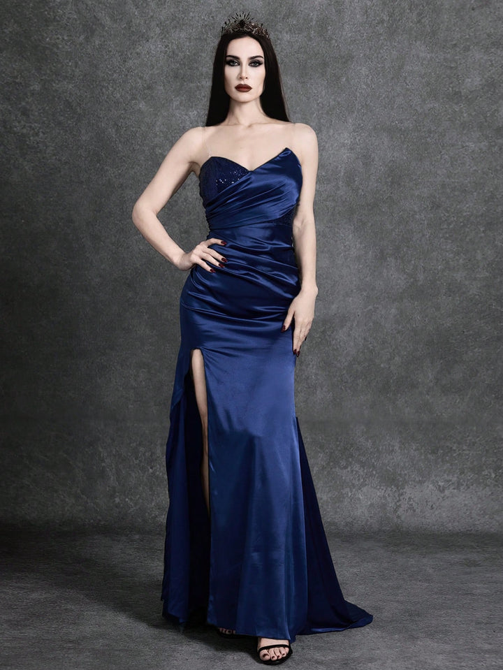 Rochie de ocazie SHEIN, albastru