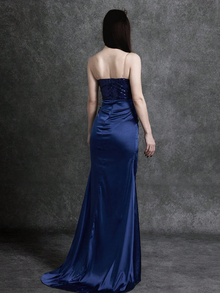 Rochie de ocazie SHEIN, albastru