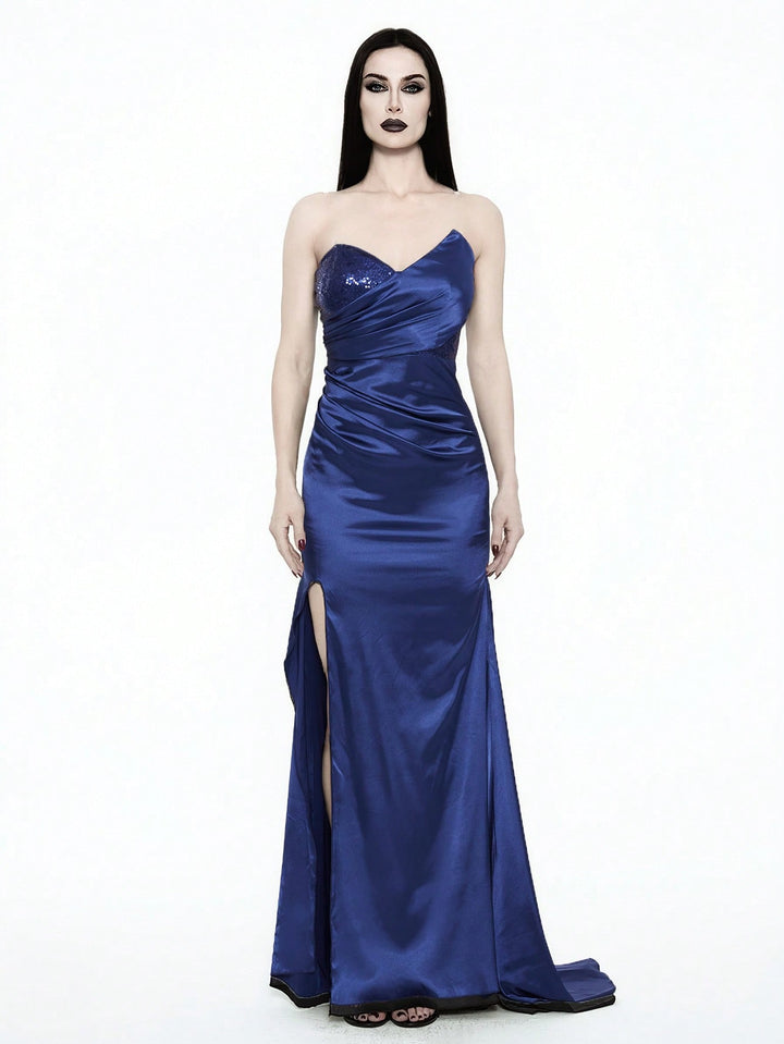 Rochie maxi SHEIN, albastru