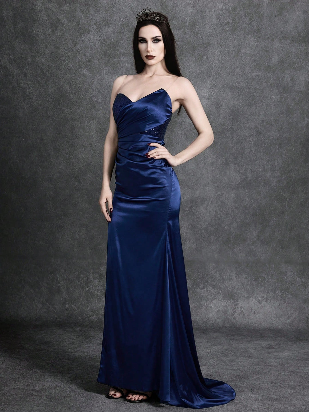 Rochie de ocazie SHEIN, albastru