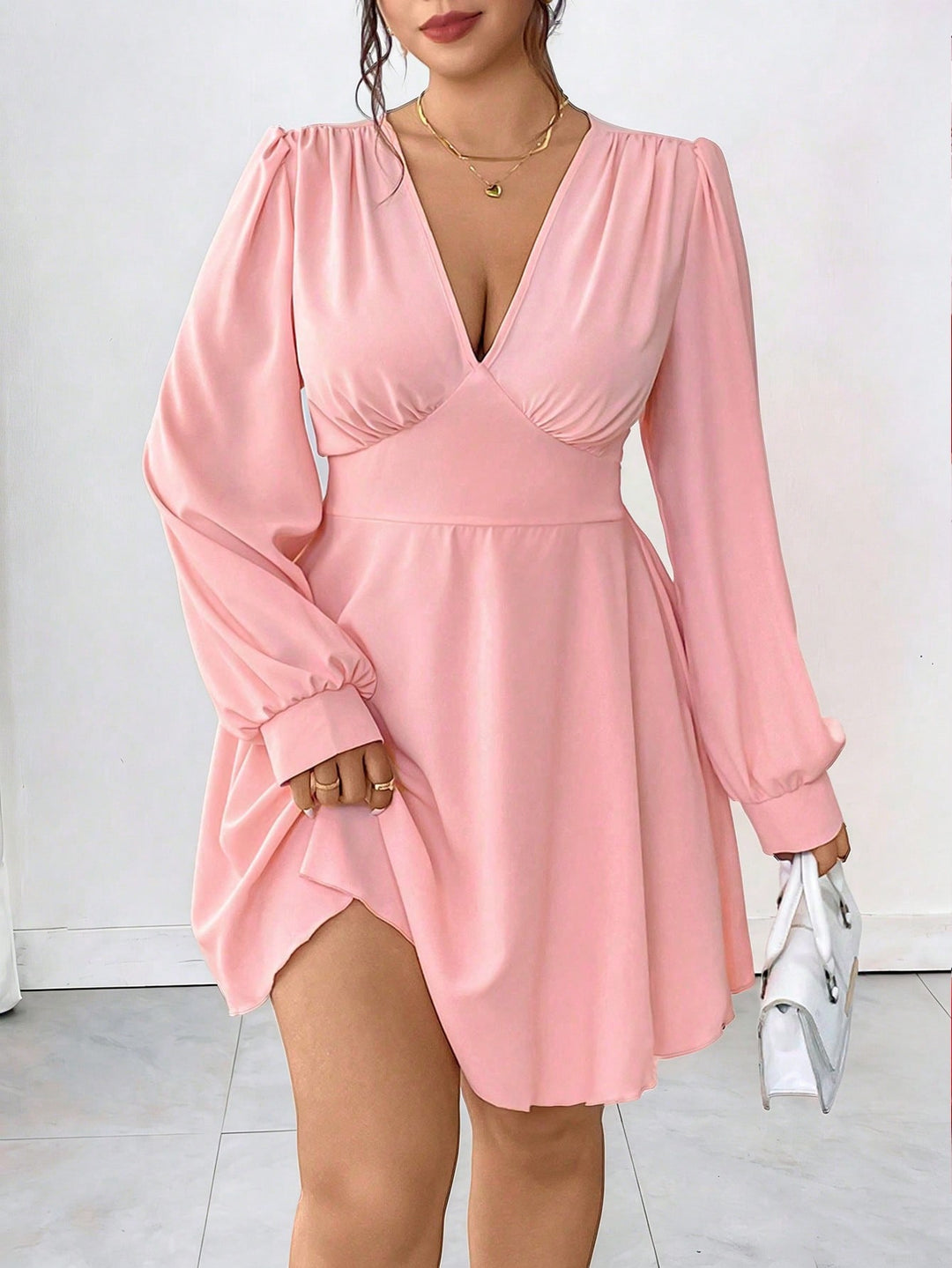 Rochie mini SHEIN, roz