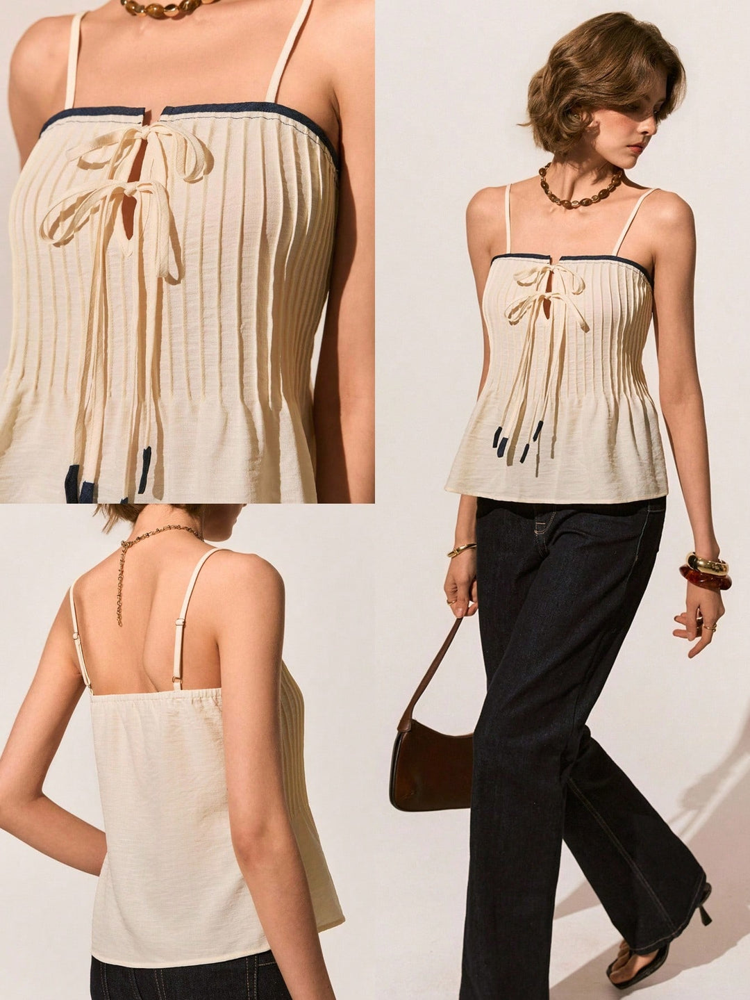 Top SHEIN, portocaliu