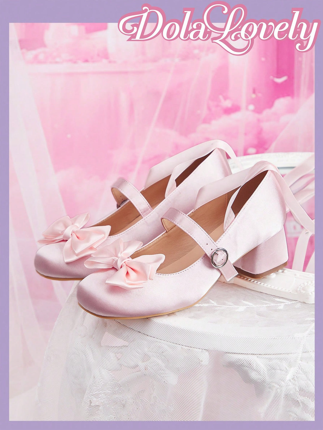 Pantofi cu toc SHEIN, roz