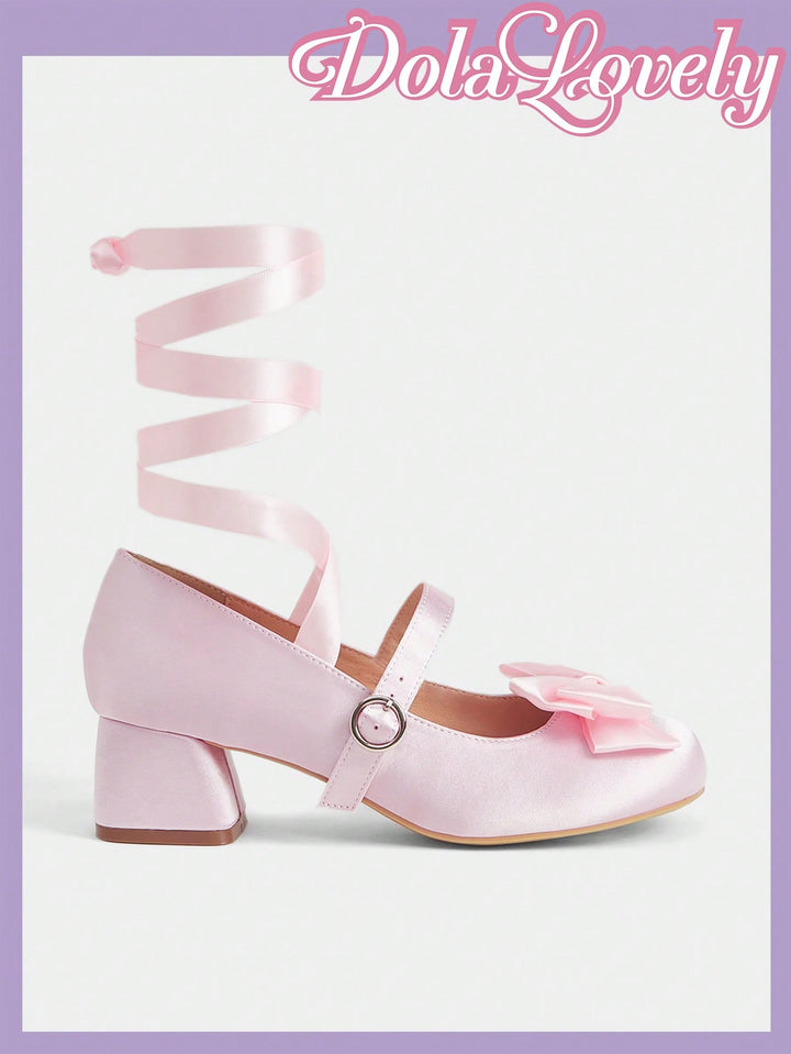 Pantofi cu toc SHEIN, roz