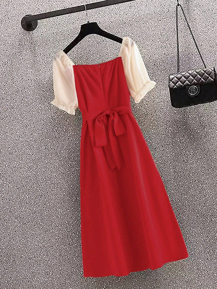 Rochie midi SHEIN, roșu