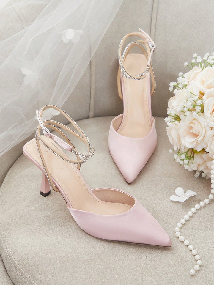 Pantofi cu toc SHEIN, roz