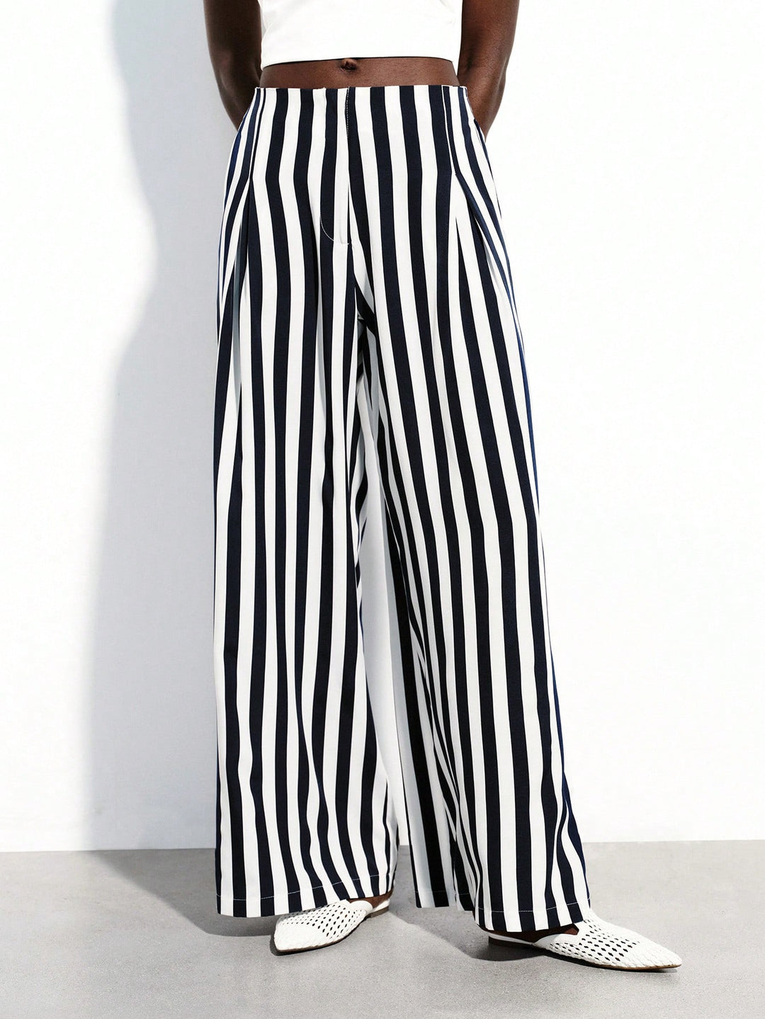 Pantaloni SHEIN, albastru