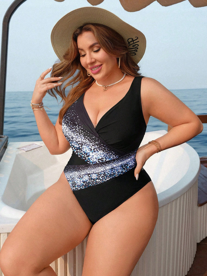 Costum de baie SHEIN, mix culori