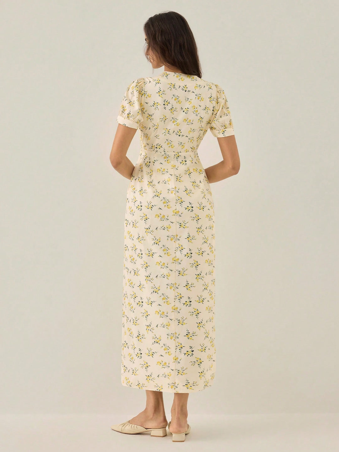 Rochie maxi SHEIN, galben