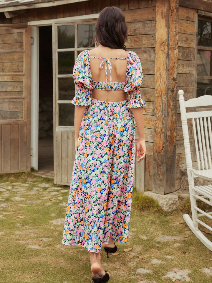 Rochie maxi SHEIN, mix culori