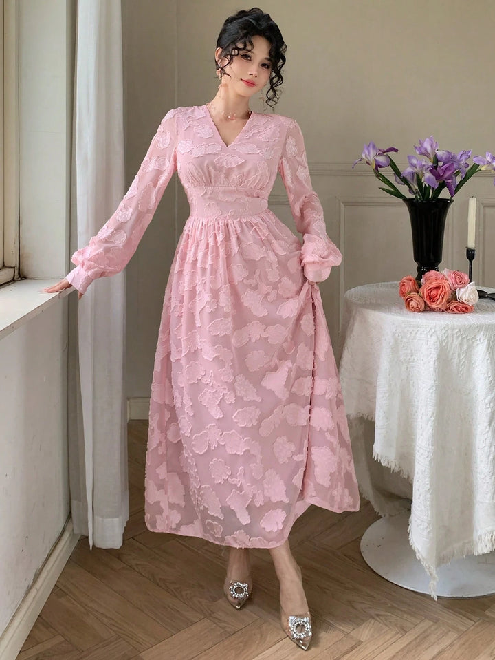 Rochie maxi SHEIN, roz