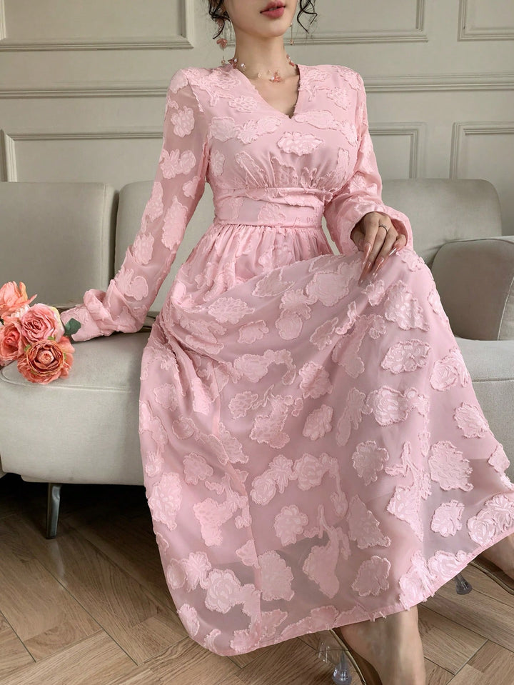 Rochie maxi SHEIN, roz