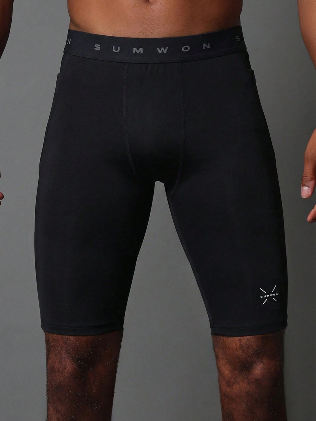 Rövid leggings SHEIN, fekete