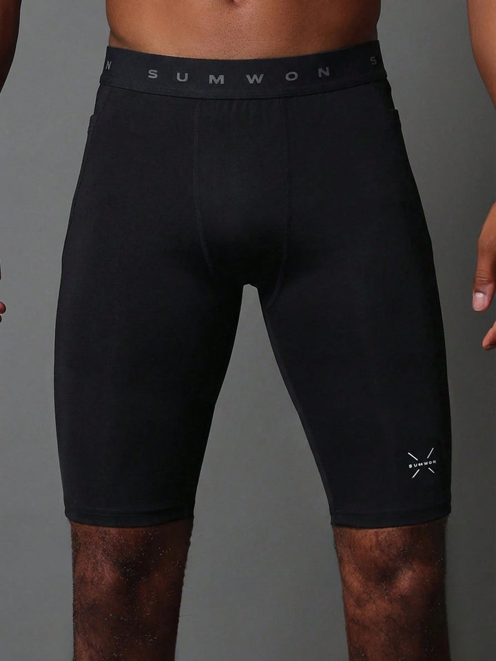 Rövid leggings SHEIN, fekete