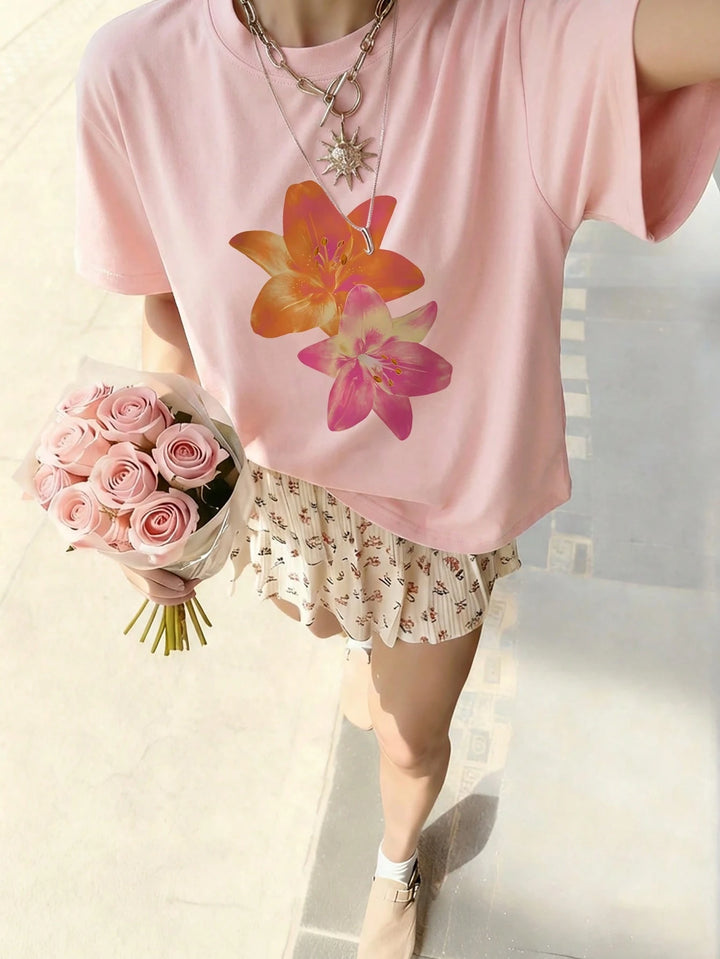 Tricou SHEIN, roz