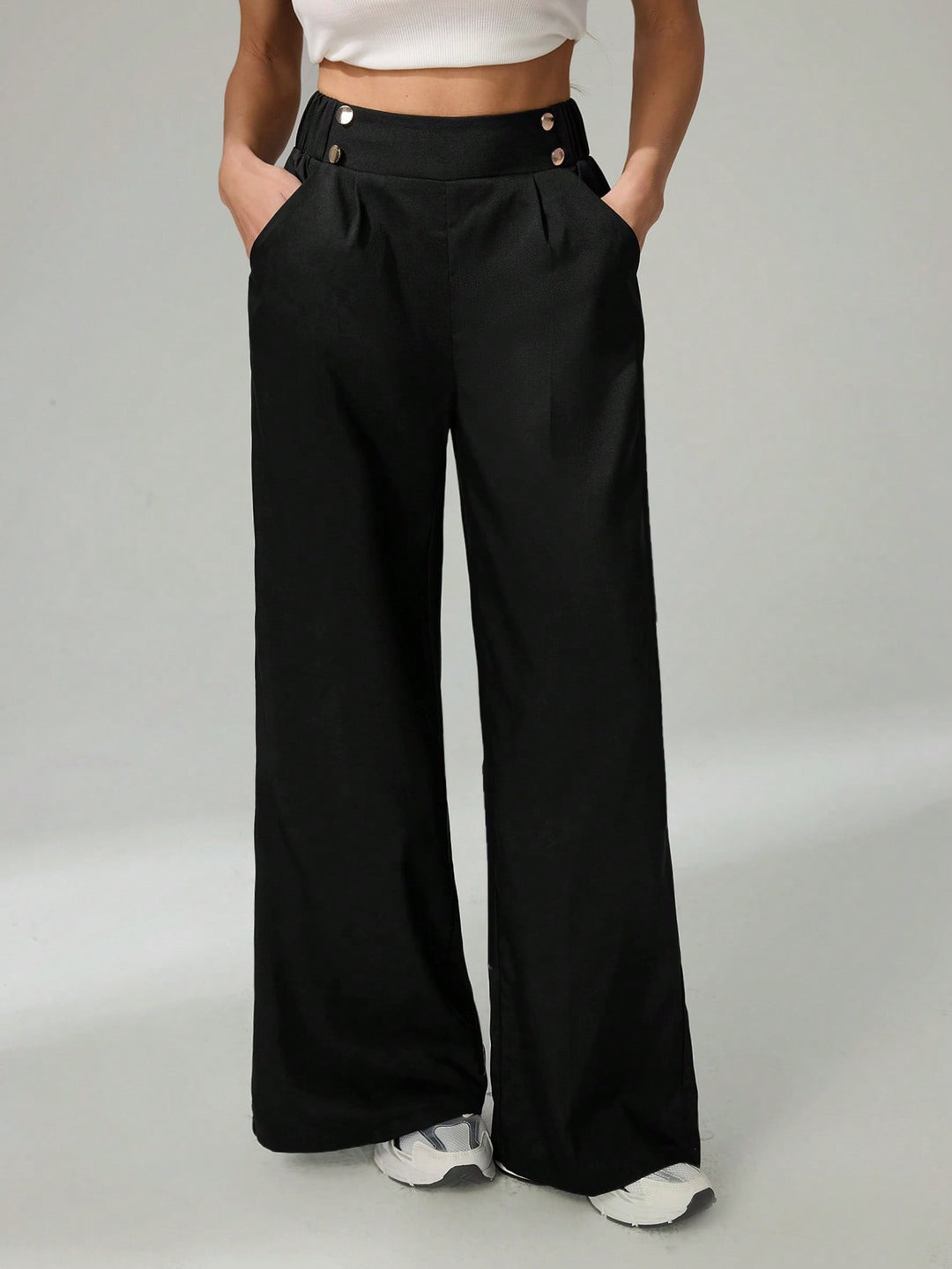 Pantaloni SHEIN, negru