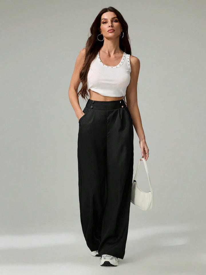Pantaloni SHEIN, negru