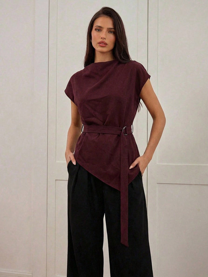 Bluza SHEIN, vișiniu
