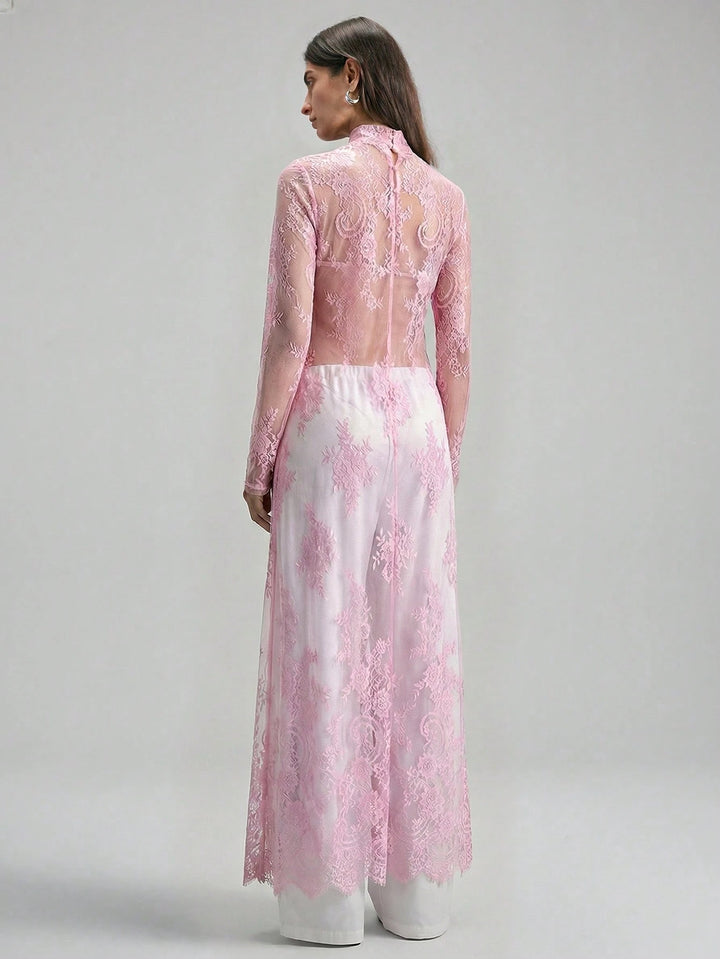 Rochie maxi SHEIN, roz