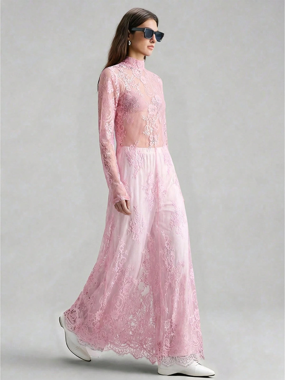 Rochie maxi SHEIN, roz
