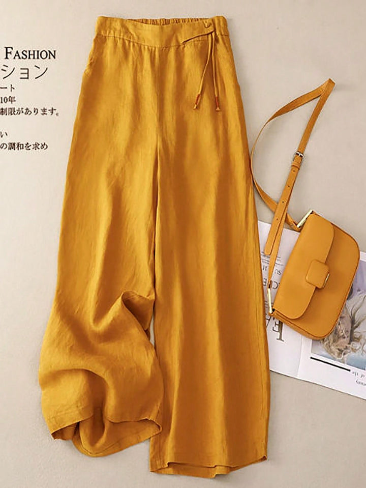 Pantaloni SHEIN, galben