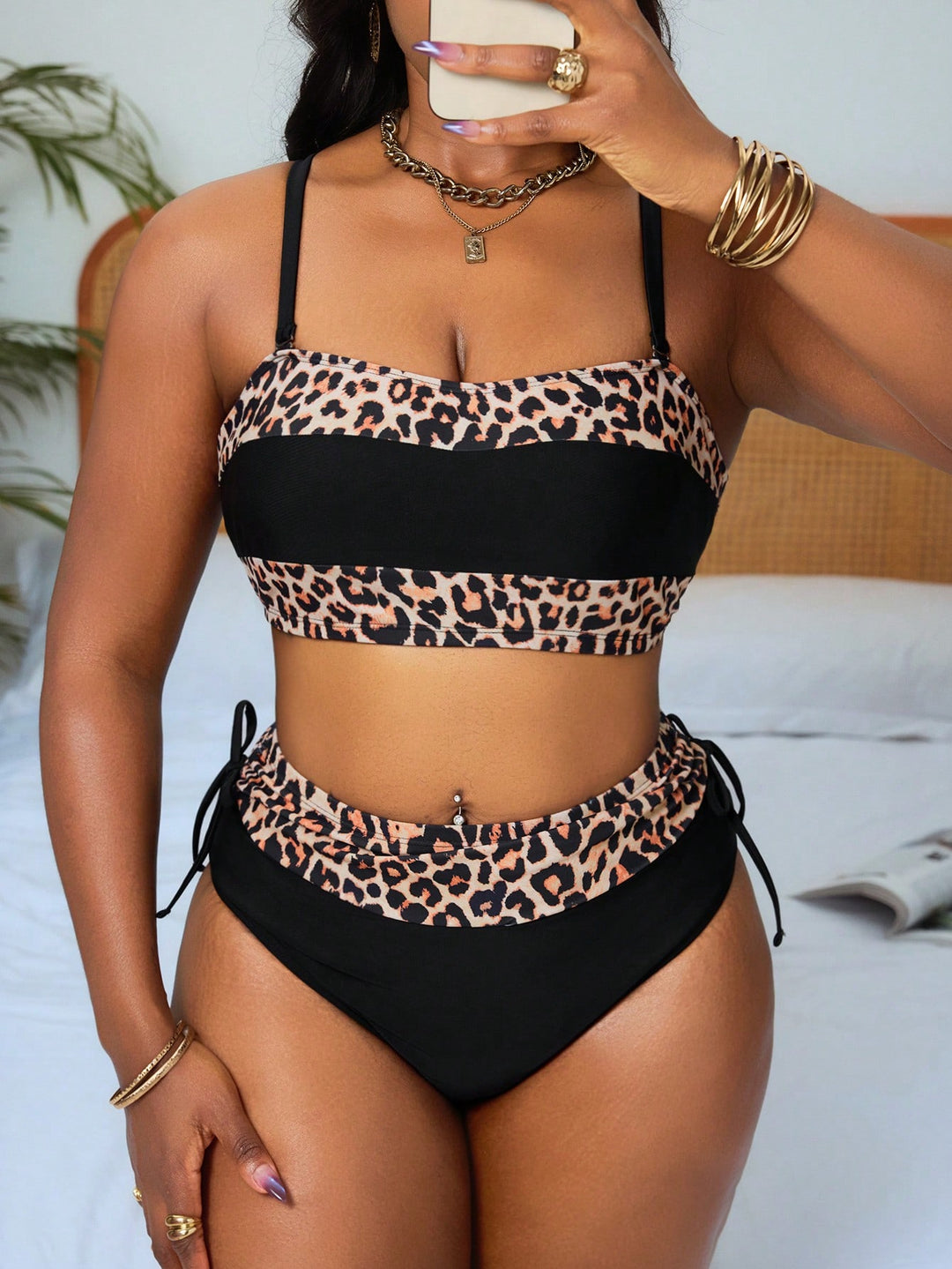 Set bikini de baie SHEIN, mix culori
