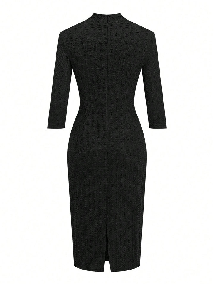 Rochie midi SHEIN, negru