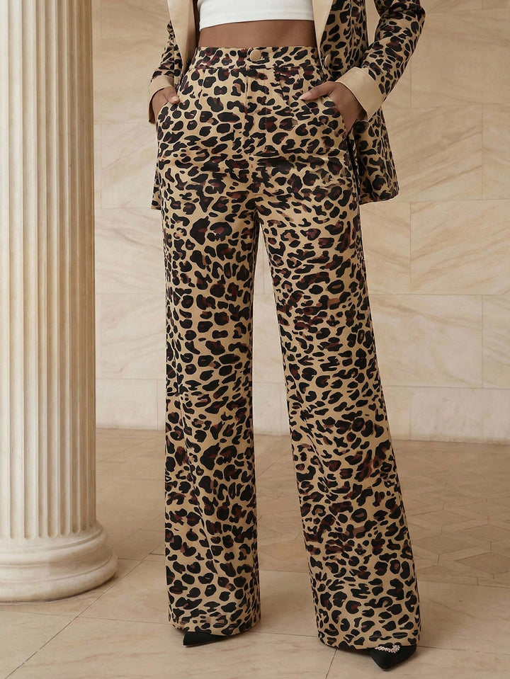 Pantalon SHEIN, maro