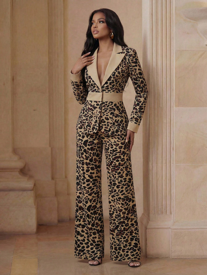 Pantalon SHEIN, maro