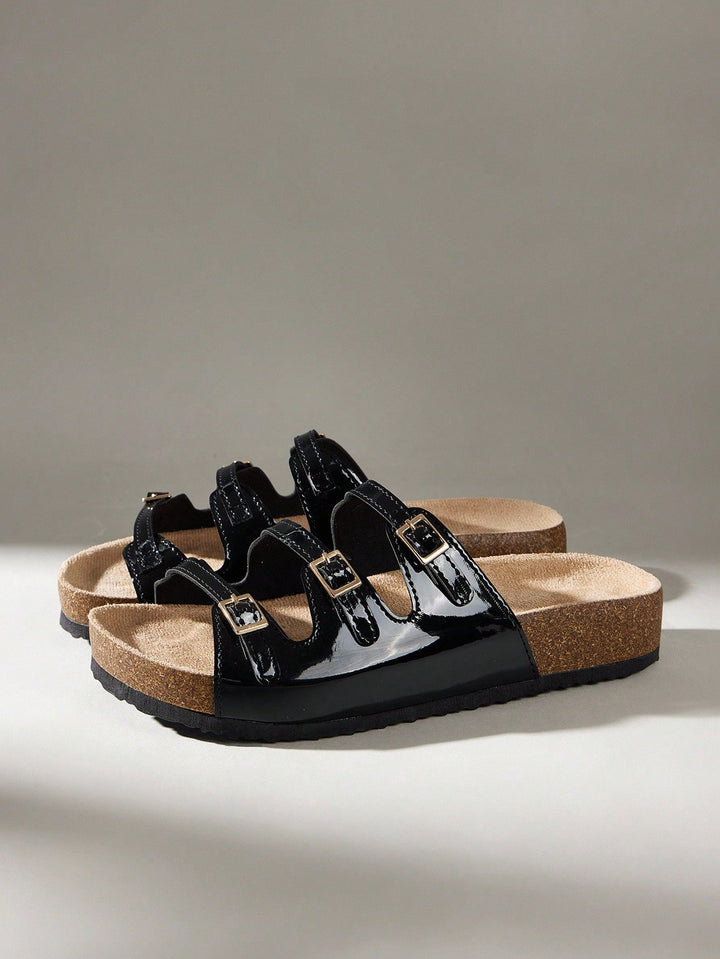 Sandale SHEIN, negru