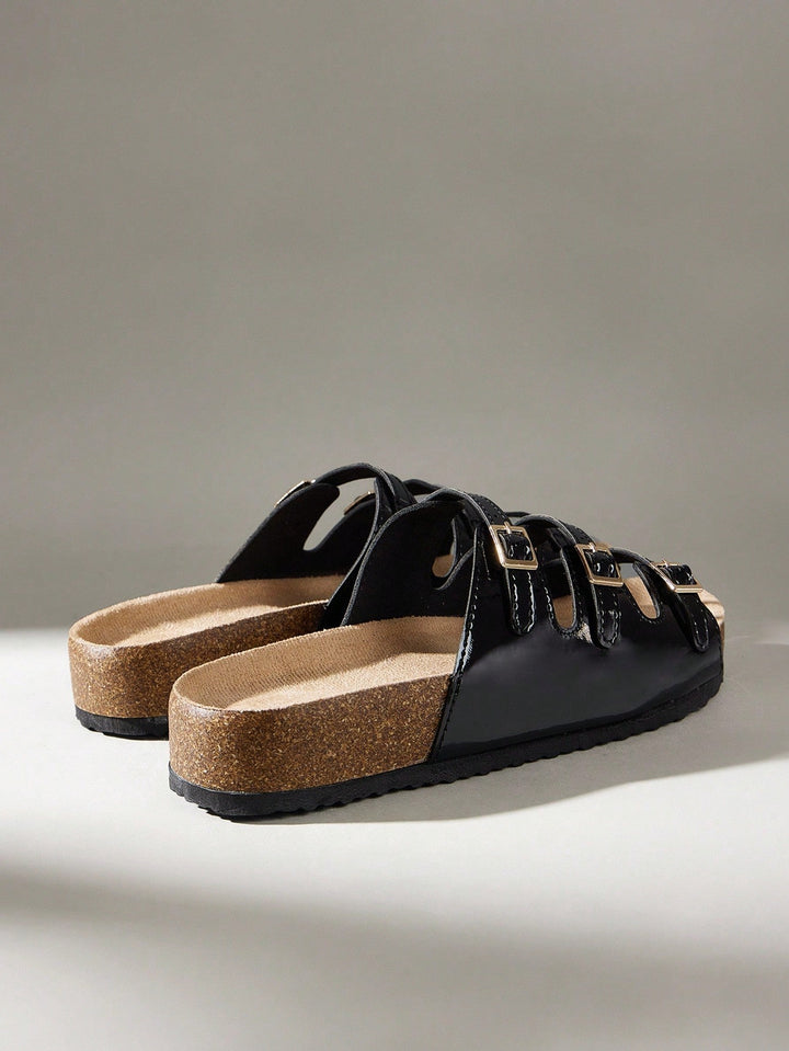 Sandale SHEIN, negru