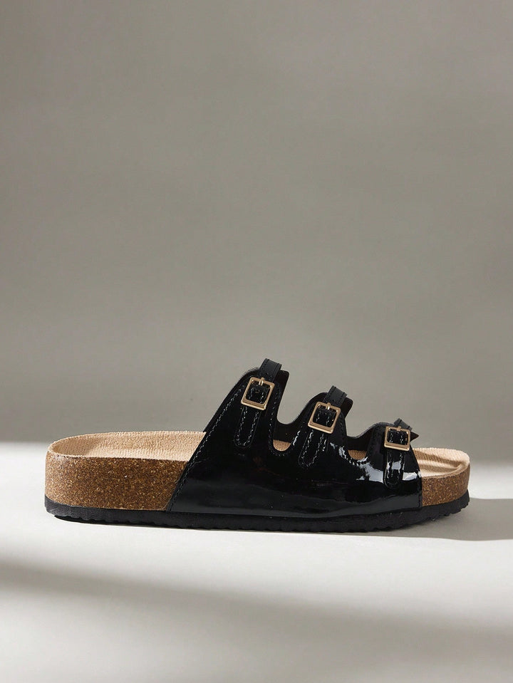 Sandale SHEIN, negru