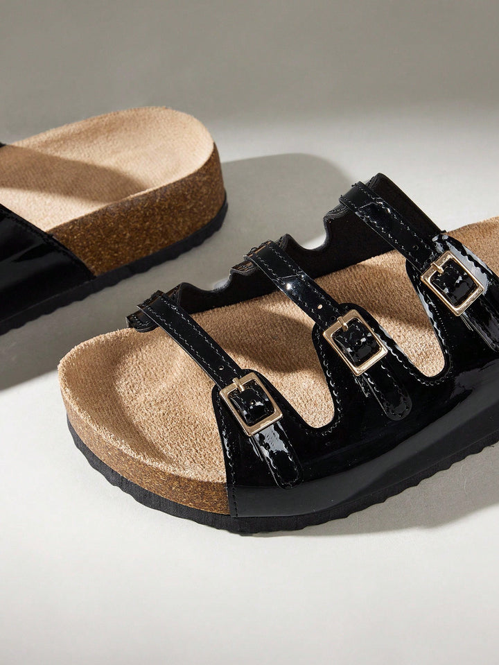 Sandale SHEIN, negru