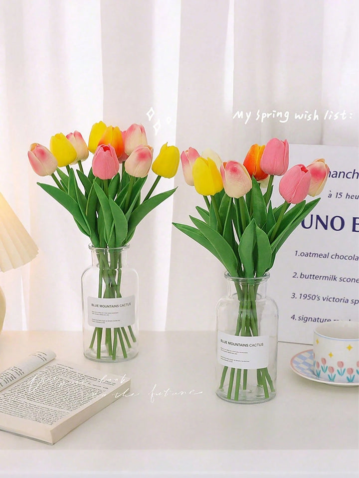 Set flori artificiale SHEIN, mix culori