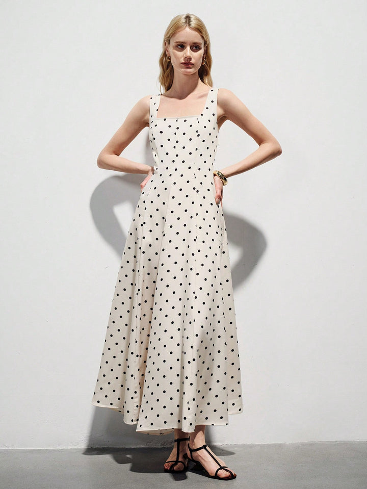 Rochie maxi SHEIN, bej