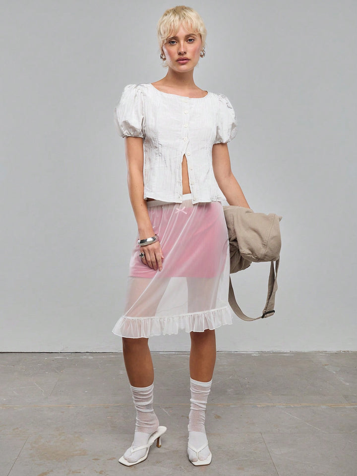 Top SHEIN, bej