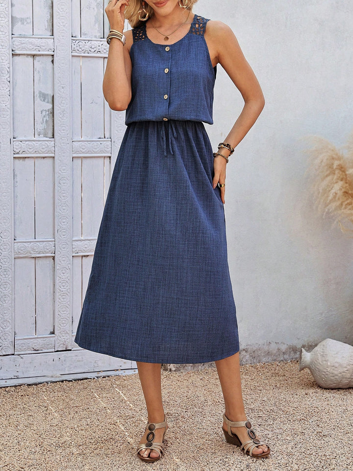 Rochie midi SHEIN, albastru