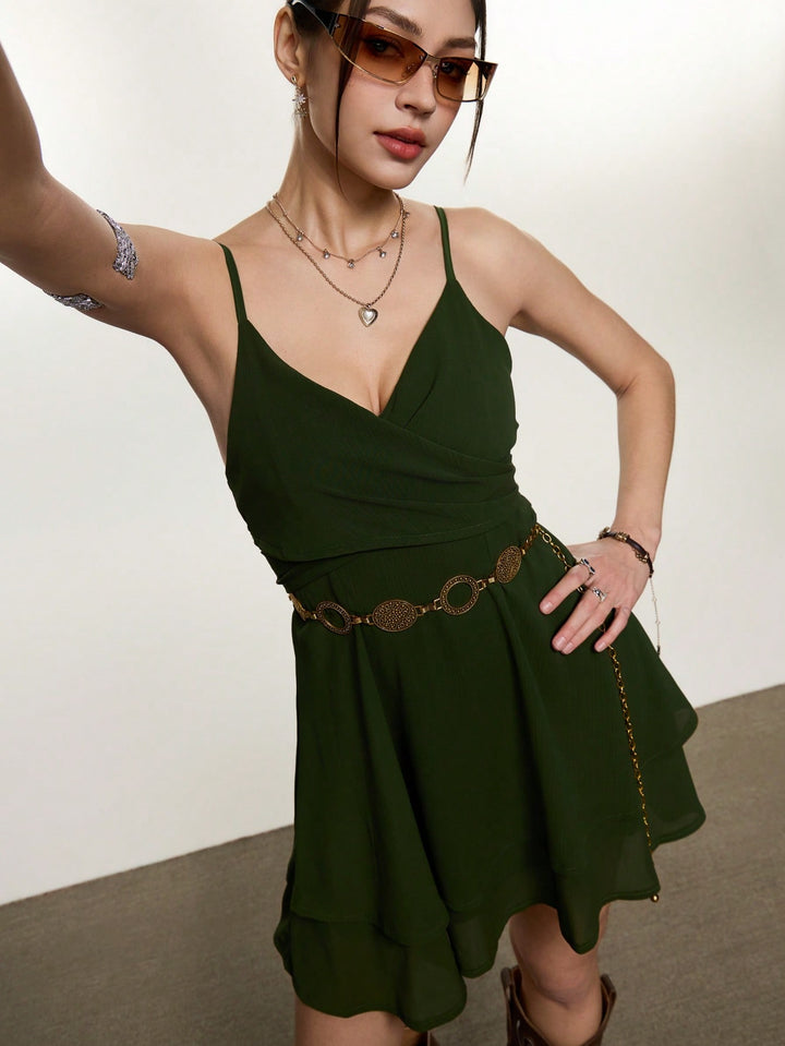 Rochie mini SHEIN, verde