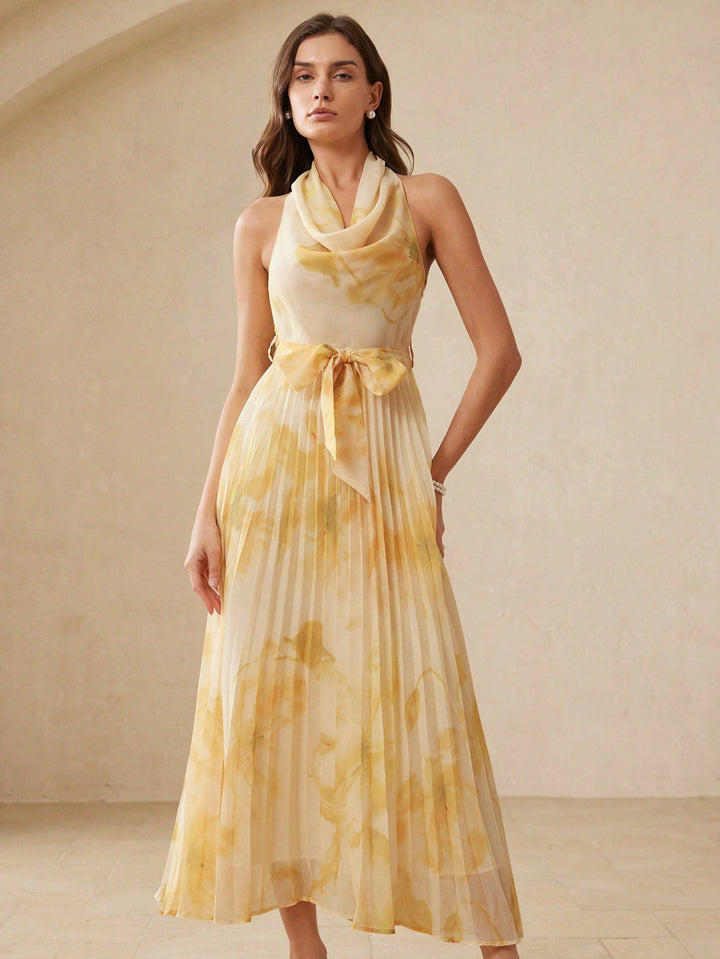 Rochie maxi SHEIN, galben