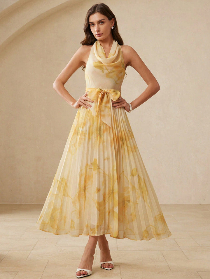 Rochie maxi SHEIN, galben