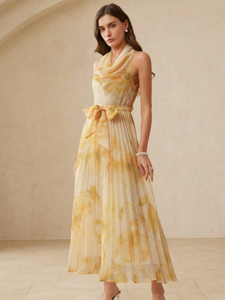 Rochie maxi SHEIN, galben