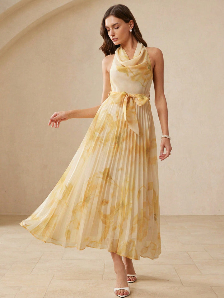 Rochie maxi SHEIN, galben